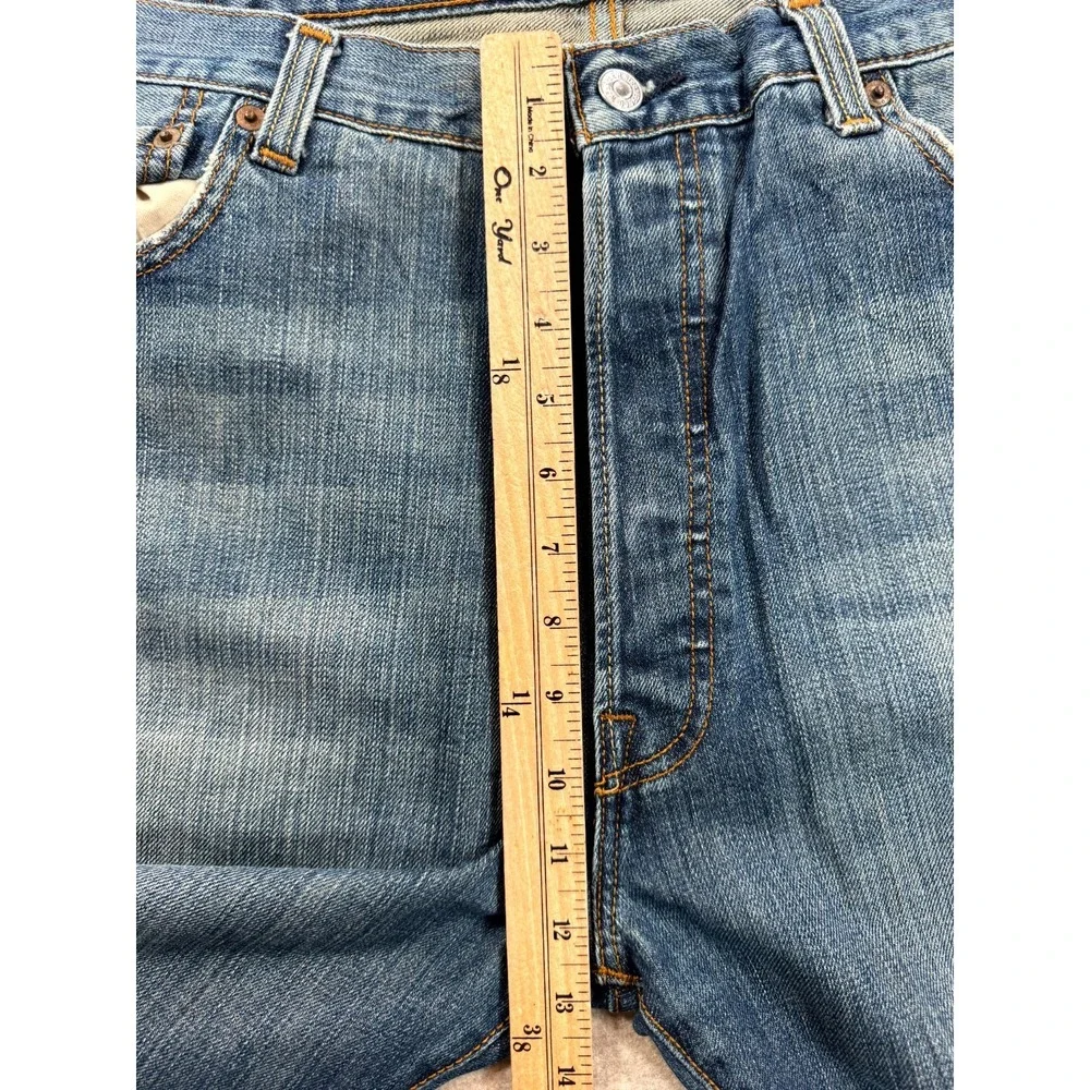 Vintage Levi's 501 Original Jeans Mens 40x30 Blue Denim Straight Leg Button Fly